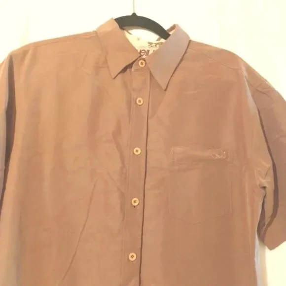 O'Neil Men's Dress Shirt Brown  Size M - Picture 5 of 13